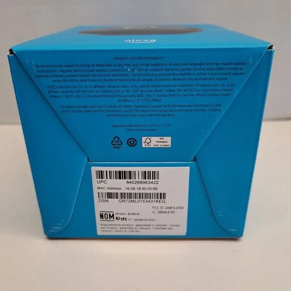 All-new Amazon Echo Spot (2024 release), Bedside smart alarm clock + Alexa, dist - Picture 5 of 5